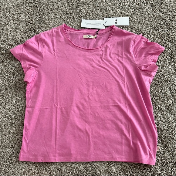 NWT Pink Ugg Perline Tee Size Large - Picture 1 of 3